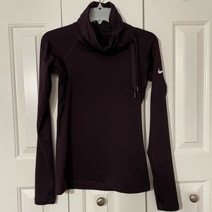 Women’s Small Nike Plum Cowl Neck Pull Over